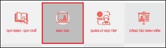 Hình 1 - Chọn mục Đào Tạo