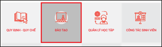 Hình 1 - Chọn mục Đào tạo